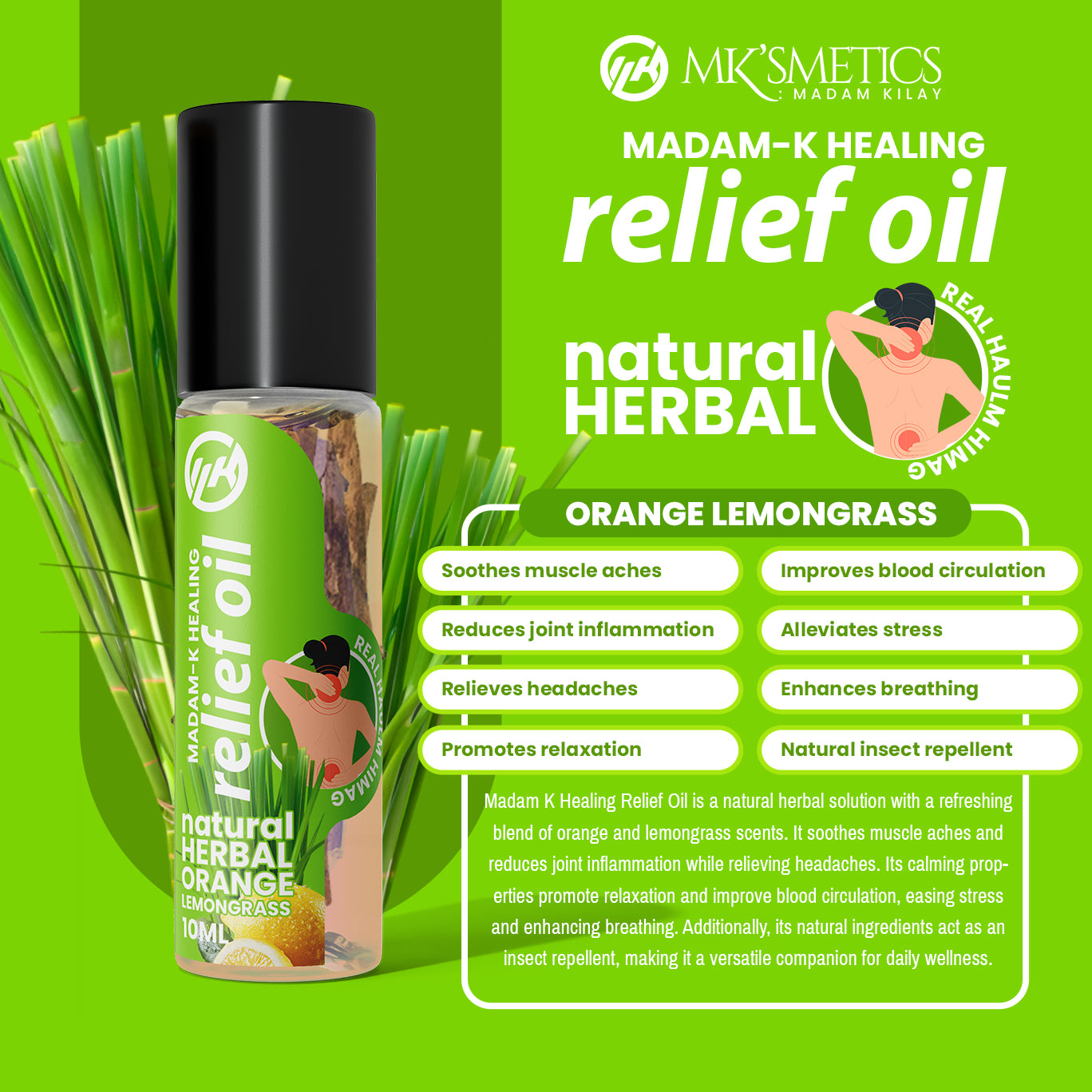 MK RELIEF OIL