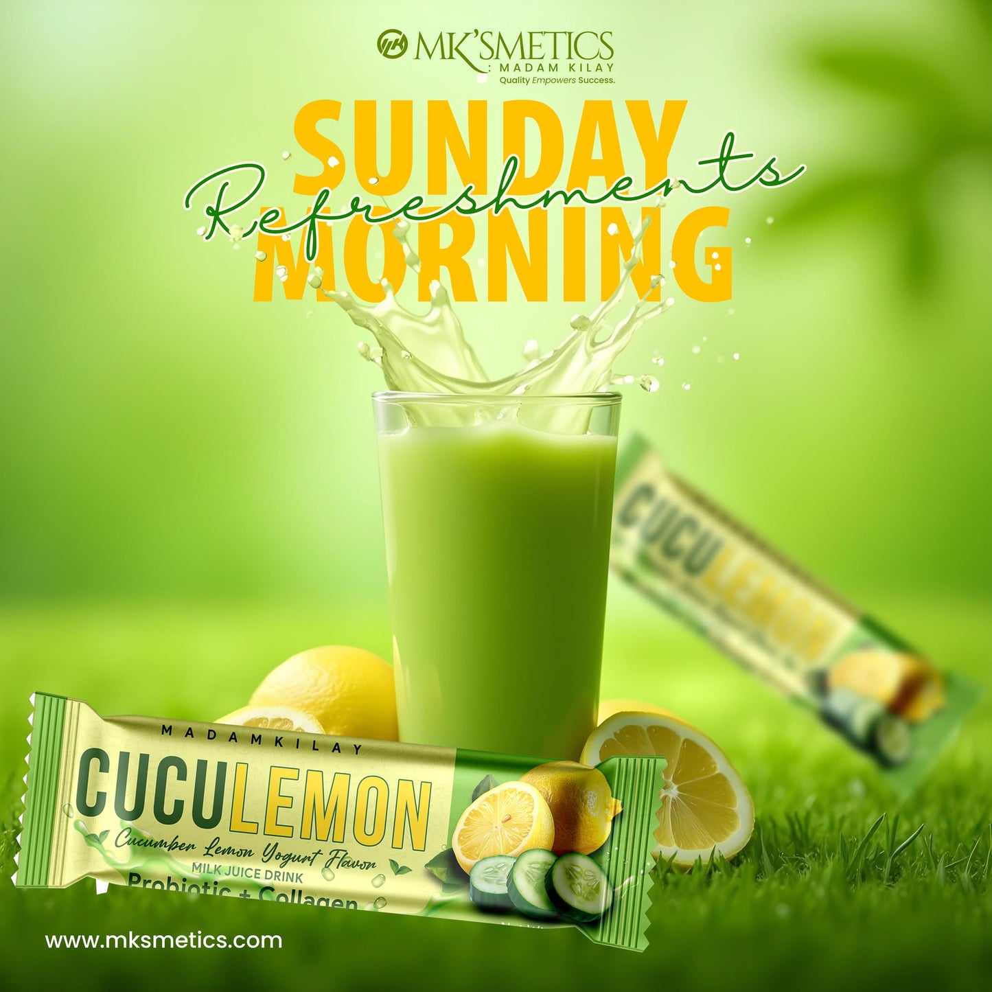 MADAM KILAY CUCUMBER LEMON YOGURT JUICE PROBIOTICS