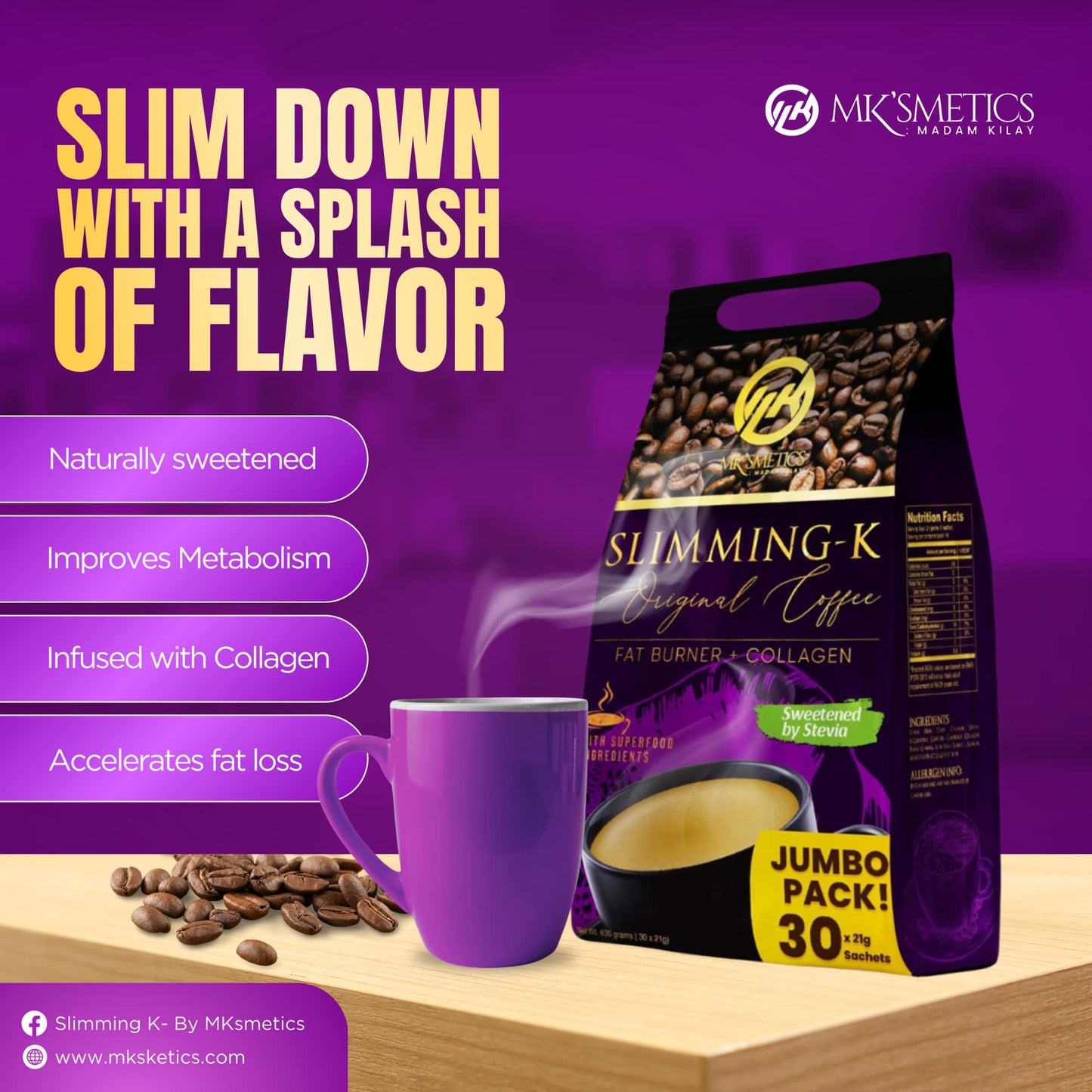 MADAM KILAY HERBAL COFFEE JUMBO PACK